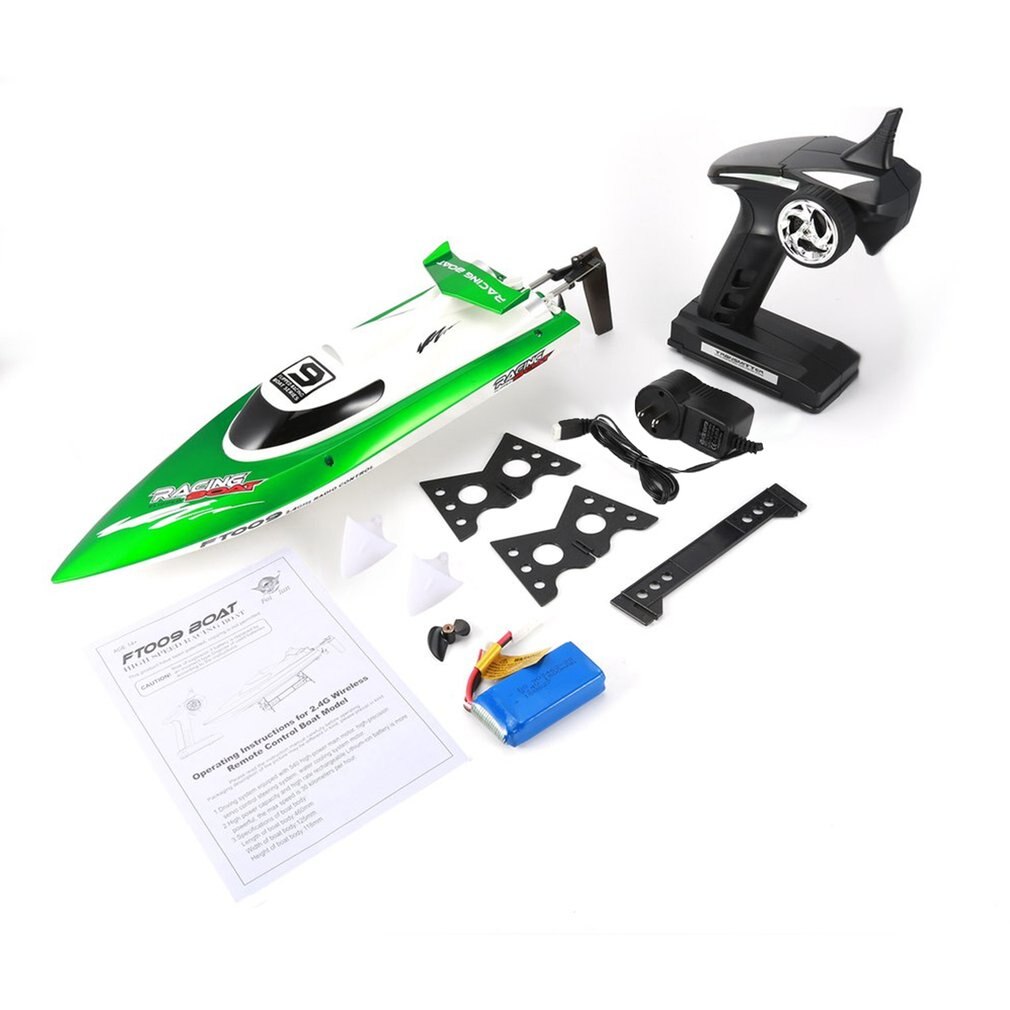 Feilun FT009 2.4G 4CH Water Cooling RC Racing Boat 30km/h Super Speed Electric RC Boat Toy Remote Control Boats