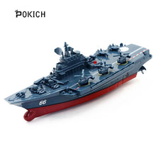 Pokich 2.4GHz 3CH Remote Control Boat Escort Frigate Carrier Ship Exquisite Model RC Warship Model