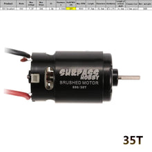 550 12T 21T 27T 35T Brushed Motor for 1/10 RC Car HSP HPI Wltoys Kyosho Off-Road Rock Crawler Climbing RC Car RC Brushed