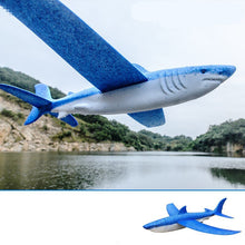EPP Airplane Hand Launch Throwing Glider Aircraft Inertial Foam Dragon Eagle Shark Plane Model Outdoor Toy Educational Toys Gift