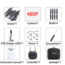 Drone optical flow hover folding fixed drone HD Aerial Photography 1080p wifi fpv Rc Helicopter Dron Quadrocopter RC Drone toy