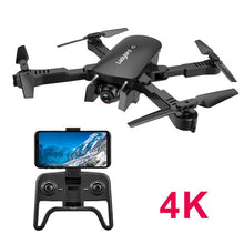 2019 New drone 4K HD aerial camera quadcopter optical flow hover smart follow dual camera remote control helicopter with camera