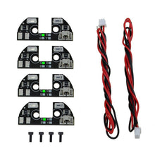 4pcs 5V LED Night Navigation Light High Power Light Rack LED Board with Cable for FPV Quadcopter F330 F450 F550 RC Drone