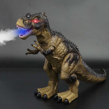 RC Dinosaur Remote Control Sounds Dinobot Electric Walking Animals Toy Music LED Light Spray Toys for Kids Children