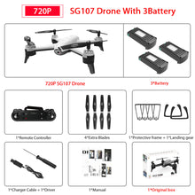 SG106 WiFi FPV RC Drone with 720P or 1080P or 4K HD Dual Camera Optical Flow Aerial Video RC Quadcopter for Toys Kid RC Dron