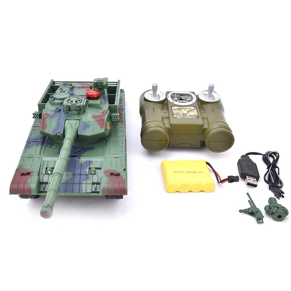 Kids 778-1/2/3/4 Simulation 1:24 RC Battle Tank Toys Crawler Light Remote Control Heavy Machine Tanks Toys For Children Gift