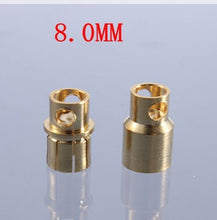 40pcs/lot 2.0mm 3.0mm 3.5mm 4.0mm 5.5mm 6.0mm 8.0MM Gold Bullet Banana Connector plug for ESC Lipo RC battery Plugs (20 pair)