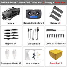 SG906 PRO GPS Drone With 2-axis Anti-shake Self-stabilizing Gimbal WiFi FPV 4K Camera Brushless Drone Quadcopter VS F11 ZEN K1