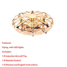 Mini Drone UFO Sensor Gyro Toy Personality Especially Creative Added Interest Kids Rechargeable Induction Lighting Toys Gift