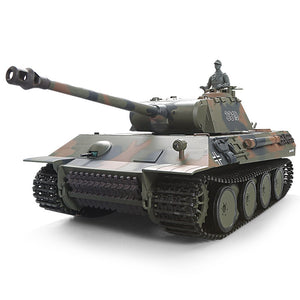 1:16 German Leopard Heavy Tank 2.4G Remote Control Model Military Tank With Sound Smoke Shooting Effect 3 Type Edition