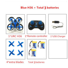 RC Helicopter JJRC H36 Mini Drone 2.4GHz 6-Axis Gyro Headless Mode One Key Return RC Quadcopter VS JJRC H8 Mini H20 Dron
