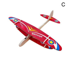 Hand Throwing Airplane Free-flying Fix Wing Foam Capacitor Electric Glider DIY Plane Model Educational Toy for Kids Gifts