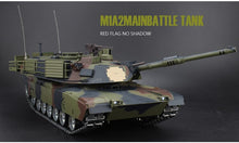 2.4Ghz RC tank Heng Long 1/16 US M1A2 U.S. Army Main Battle Tank Abrams Tusk Tank Ultimate metal version Metal Gear Tracks sound