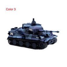 Military RC Crawler Tank Remote Control Simulation Armos Corps Tiger Battle Model Mutual Fight Army Toys for 6 Year Old Children
