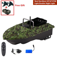 New Function Fixed Speed Cruise Remote Control Fishing Finder Boat 1.5KG 500M Dual Night Light Lure Fishing Smart RC Bait Boat