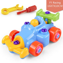 Creative Kids Electric Drill Nut Assembled Match Tool DIY Model Kit Building Educational Blocks Sets Toys For Boys Children Gift