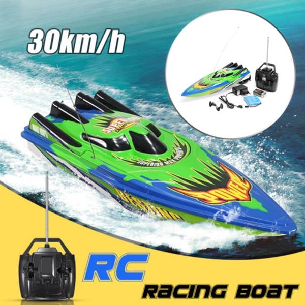 RC Boat Radio Remote Control Twin Motor High Speed Boat RC Racing Toy Gift For Kids Eu plug
