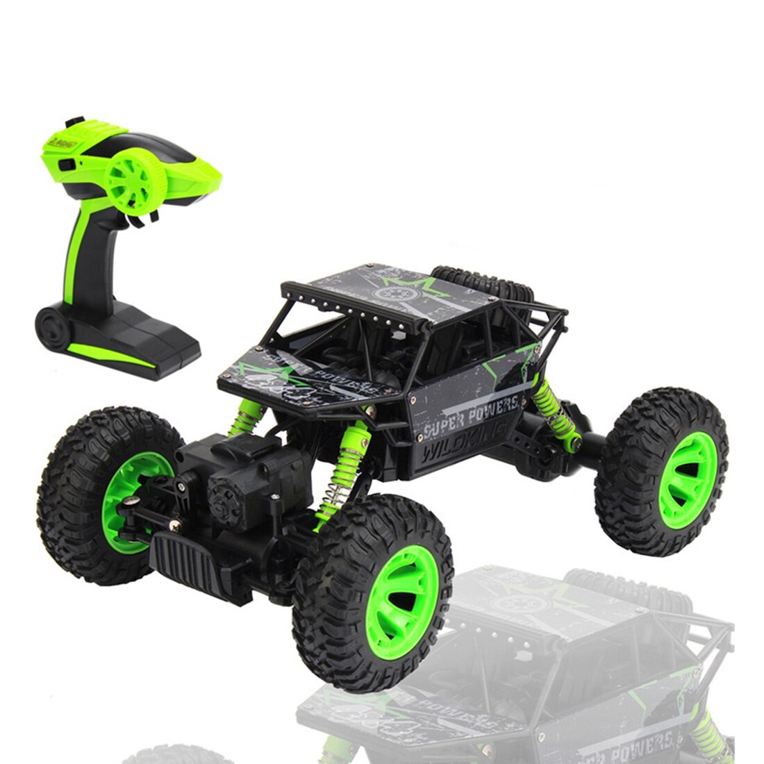 2.4GHz 1:18 Scale 4x4 Rock Crawlers Car RC Rock Crawler 4WD Off Road Race Truck Car Toy, EU Plug