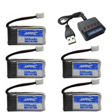 Original JJRC H56 battery 3.7V 300mAh For JJRC H56 T2G Drone Battery for RC Quadcopter Spare Part Lipo Battery and Charger 5in1