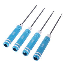 RC Tools 4 pcs hex screw driver set titanium plating hardened 1.5 2.0 2.5 3.0mm screwdriver For helicopter toys