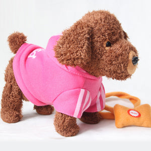 120 Songs Ancient Poetry Pet Music Plush Toy Dog Walking Smart Machine Leash Dog Children Gift Birthday Gift