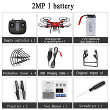RC Drone Quadcopter With 1080P Wifi FPV Camera RC Helicopter 20-25min Flying Time Professional Dron 720p Quadcopter Drone