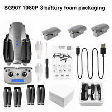 SSTI-VSG SG907 Pro GPS Drone with 4K HD Adjustment Camera Wide Angle 5G WIFI FPV RC Quadcopter Professional Foldable Dron E520S