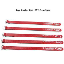 SoloGood 5PCS Strong RC Lipo Battery Strap Tie Cable Tie Down Strap 25*2cm Colorful For RC FPV Helicopter Quadcopter Model Tie