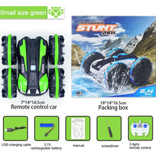 360 Rotate Remote Control Car RC Stunt Car 2 Sides Waterproof Driving on Water and Land Amphibious Electric Toys for Children