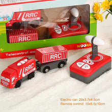 mini rc car Remote Control RC Electric Small Train Toys Set small trains toy Connected with Wooden Railway Track Interesting toy