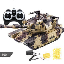 M1A2 Wireless Remote Control Tank Can Launch Bullets to Battle Charged Tracked Off-road Vehicle Boys and Children's Toys Gif
