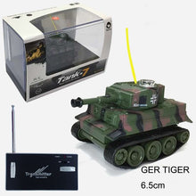 Remote Control Tank WWII German Tiger USSR T-34 Simulation Mini Tank Wireless Control RC Car Children Electronic Toy Hot Selling
