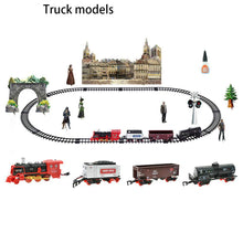 2019 Newest Electric Dynamic Steam RC Track Train Set Simulation Model Toy For Children Rechargeable Children Remote Control Toy
