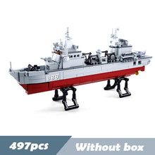 Submarine Military Ship Aircrafted Carrier Warship Battle Cruiser Frigate Model Building Blocks Bricks Toys Compatible Legoes