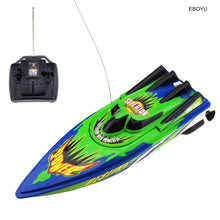 EBOYU C202 High Speed RC Boat Remote Control Race Boat 4 Channels for Pools, Lakes and Outdoor Adventure (Only Works In Water)