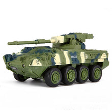 YUKALA 1:72 Radio Remote Control Mini RC German Military Stricker Artillery Car Type-G Electric Airsoft Mini RC Tank