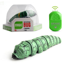 Tricky Spoof Reptiles Infrared Remote Control Ghost Bug Electric Caterpillar Toys RC Animals toy for kids