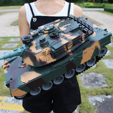 2.4G Update 1:18 Remote Control Rc Battle Tank 50cm Big Size 100m Remote Control Distance Rc Tank Launch Bullets high simulation
