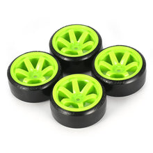4Pcs RC Drifting Car Tire Set Hard Plastic Hard Tyre Set for Traxxas HSP Tamiya HPI On-road Vehicle Drifting RC Car Toys Parts