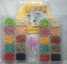 1200beads Water Droplets Bead Toy accessory kit Particles Magic Pixel Blocks DIY Handmade Assembled Spell Plug Gift for Children