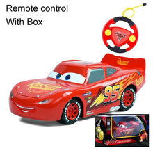 Original Disney Pixar Cars 22cm Remote Control Lighting McQueen Cars Jackson Storm Car Cruz Ramirez for Toys Kids Birthdays Gift