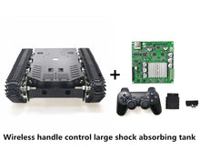 15KG Load Large Metal Smart Shock-Absorbing RC Robot Tank Chassis + Wireless WiFi/ Bluetooth/ Handle Control Kit DIY For Arduino