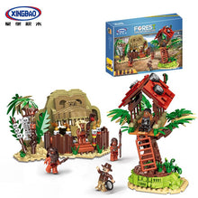 XINGBAO LegoEDS Forest Adventure Series Assembly Forest Survival Model Building Kit Stacking Blocks Bricks Kids Educational Toys
