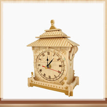 3D Smooth Wooden Clock Blocks for Children Kids Educational Toys DIY Assembly Model Clock Kit Toys Gift for Children Adult Teens