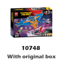 665pcs Super Heroes Guardians of the Galaxy Milano Spaceship Rescue 10251 Assemble Building Blocks Gamora Compatible with Lego