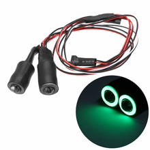 2 LEDs 10mm/13mm Red White Blue Yellow Green Angel Eyes LED Headlight Light For 1/10 RC Cars Truck