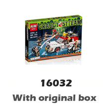 586pcs Ghostbusters Ecto-1 & 2 Movie Police cars 16032 Figure Building Blocks Assemble Children Toys Compatible With Lego