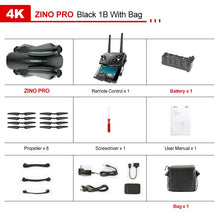 Hubsan Quadcopter ZINO PRO GPS 5G WiFi 4KM FPV with 4K UHD Camera 3-Axis Gimbal Sphere Panoramas RC Drone Quadcopter RT