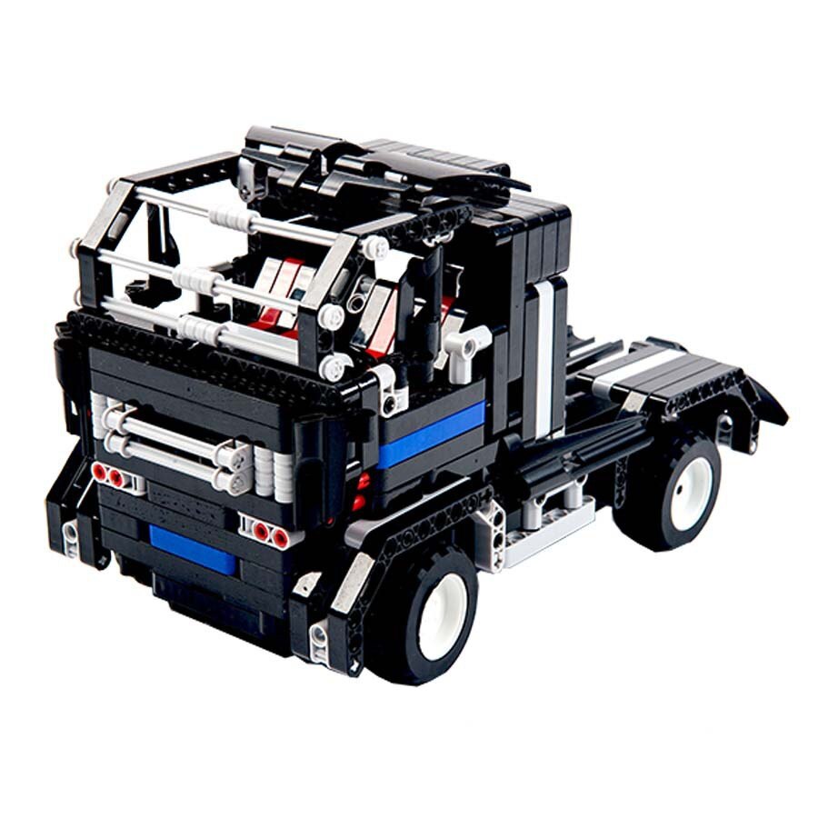 DIY puzzle assembly remote control car toy 8008 electric childrren building block educational parent-child interactio toy model