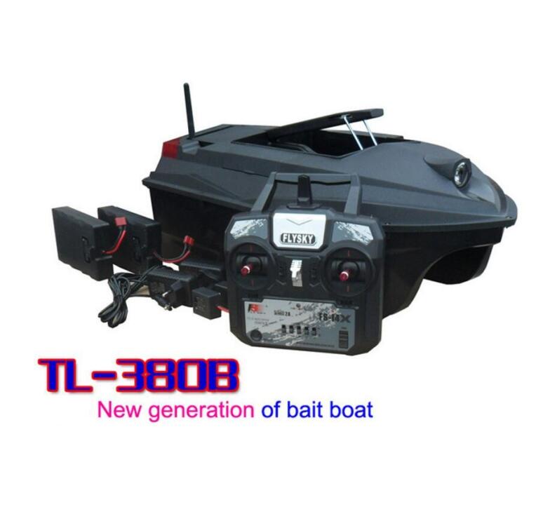 Fast RC Electric Fishing Bait Boat TL-380B 3KG Lower fishnet Feeding hook Fishing Remote control double Boat Lure Boat Free Bag